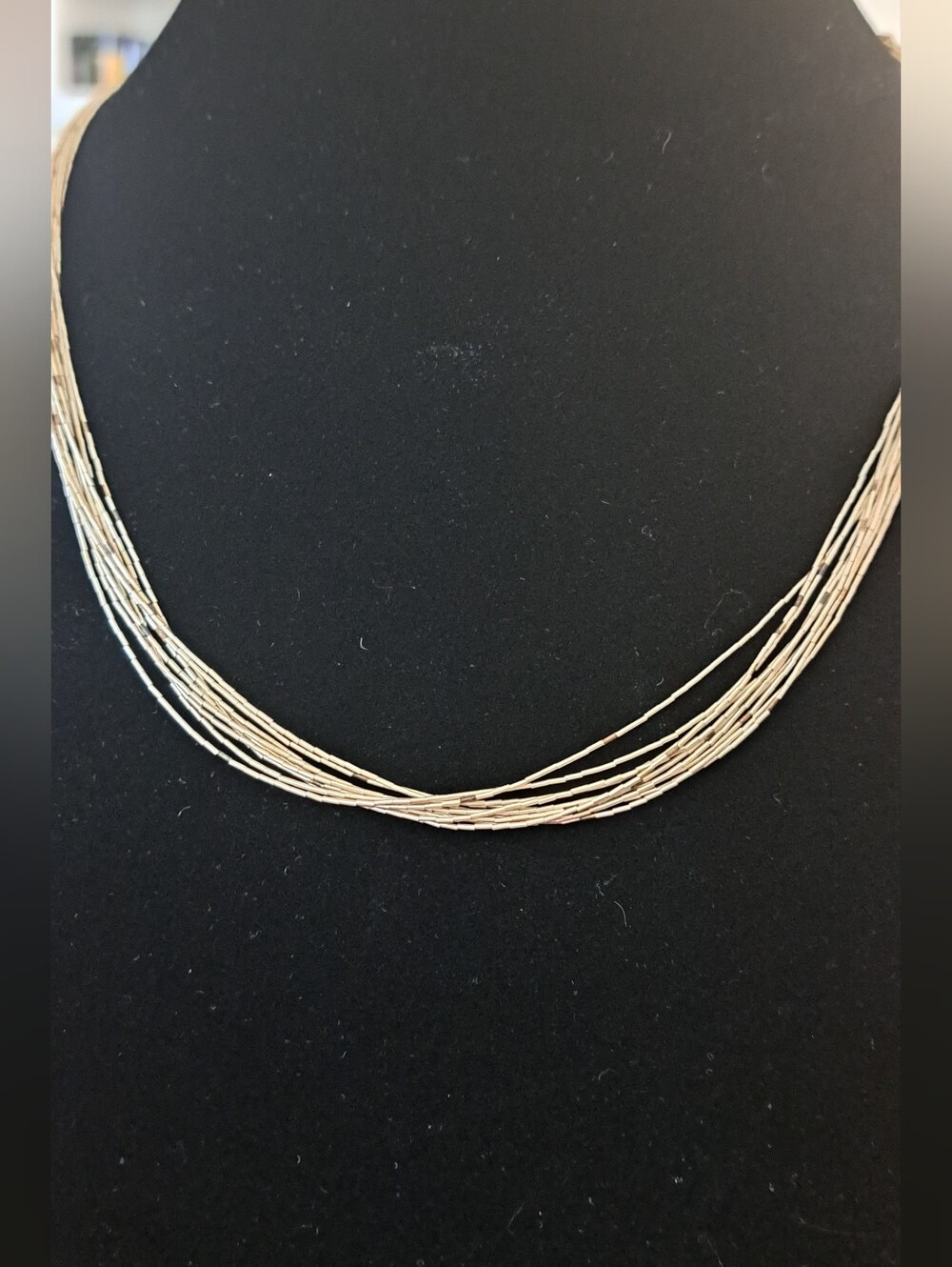 Multi-Strand Silver Tone Women’s Necklace